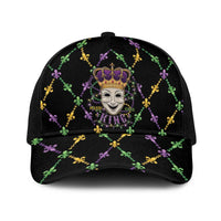 Mardi Gras Queen Baseball Net Cap Let the Good Times Roll - Wonder Print Shop