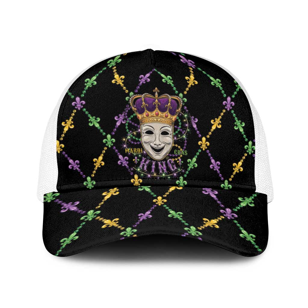 Mardi Gras Queen Baseball Net Cap Let the Good Times Roll - Wonder Print Shop
