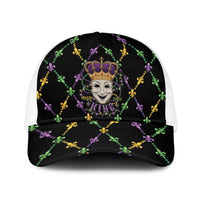 Mardi Gras Queen Baseball Net Cap Let the Good Times Roll - Wonder Print Shop