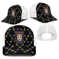 Mardi Gras Queen Baseball Net Cap Let the Good Times Roll - Wonder Print Shop