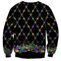 Mardi Gras Queen Sweatshirt Let the Good Times Roll - Wonder Print Shop