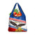 Serbia and Montenegro National Day Grocery Bag Eagle With Mimosa Flower