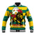 Togo Independence Day Baseball Jacket Lion With Rosa Flag Style - Wonder Print Shop