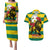 Togo Independence Day Couples Matching Puletasi and Hawaiian Shirt Lion With Rosa Flag Style - Wonder Print Shop