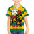 Togo Independence Day Family Matching Long Sleeve Bodycon Dress and Hawaiian Shirt Lion With Rosa Flag Style - Wonder Print Shop