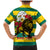 Togo Independence Day Family Matching Mermaid Dress and Hawaiian Shirt Lion With Rosa Flag Style - Wonder Print Shop