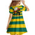 Togo Independence Day Family Matching Mermaid Dress and Hawaiian Shirt Lion With Rosa Flag Style - Wonder Print Shop