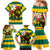 Togo Independence Day Family Matching Mermaid Dress and Hawaiian Shirt Lion With Rosa Flag Style - Wonder Print Shop