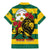 Togo Independence Day Family Matching Mermaid Dress and Hawaiian Shirt Lion With Rosa Flag Style - Wonder Print Shop