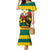 Togo Independence Day Family Matching Mermaid Dress and Hawaiian Shirt Lion With Rosa Flag Style - Wonder Print Shop