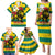 Togo Independence Day Family Matching Puletasi and Hawaiian Shirt Lion With Rosa Flag Style - Wonder Print Shop