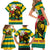 Togo Independence Day Family Matching Short Sleeve Bodycon Dress and Hawaiian Shirt Lion With Rosa Flag Style - Wonder Print Shop