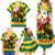 Togo Independence Day Family Matching Summer Maxi Dress and Hawaiian Shirt Lion With Rosa Flag Style - Wonder Print Shop