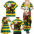 Togo Independence Day Family Matching Summer Maxi Dress and Hawaiian Shirt Lion With Rosa Flag Style - Wonder Print Shop