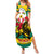 Togo Independence Day Family Matching Summer Maxi Dress and Hawaiian Shirt Lion With Rosa Flag Style - Wonder Print Shop