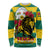 Togo Independence Day Long Sleeve Shirt Lion With Rosa Flag Style - Wonder Print Shop