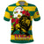 Togo Independence Day Polo Shirt Lion With Rosa Flag Style - Wonder Print Shop