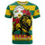 Togo Independence Day T Shirt Lion With Rosa Flag Style - Wonder Print Shop