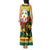 Togo Independence Day Tank Maxi Dress Lion With Rosa Flag Style - Wonder Print Shop