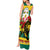 Togo Independence Day Tank Maxi Dress Lion With Rosa Flag Style - Wonder Print Shop