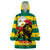 Togo Independence Day Wearable Blanket Hoodie Lion With Rosa Flag Style - Wonder Print Shop