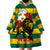 Togo Independence Day Wearable Blanket Hoodie Lion With Rosa Flag Style - Wonder Print Shop