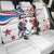 USA vs Canada Ice Hockey Face Off Back Car Seat Cover Stars Maple Leaf