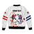 Custom USA vs Canada Ice Hockey Face Off Bomber Jacket Stars Maple Leaf