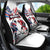 USA vs Canada Ice Hockey Face Off Car Seat Cover Stars Maple Leaf