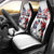 USA vs Canada Ice Hockey Face Off Car Seat Cover Stars Maple Leaf