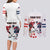 Custom USA vs Canada Ice Hockey Face Off Couples Matching Long Sleeve Bodycon Dress and Long Sleeve Button Shirt Stars Maple Leaf