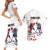 Custom USA vs Canada Ice Hockey Face Off Couples Matching Short Sleeve Bodycon Dress and Hawaiian Shirt Stars Maple Leaf