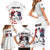 Custom USA vs Canada Ice Hockey Face Off Family Matching Short Sleeve Bodycon Dress and Hawaiian Shirt Stars Maple Leaf