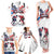 Custom USA vs Canada Ice Hockey Face Off Family Matching Tank Maxi Dress and Hawaiian Shirt Stars Maple Leaf