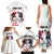 Custom USA vs Canada Ice Hockey Face Off Family Matching Tank Maxi Dress and Hawaiian Shirt Stars Maple Leaf