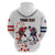 Custom USA vs Canada Ice Hockey Face Off Hoodie Stars Maple Leaf