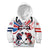 Custom USA vs Canada Ice Hockey Face Off Kid Hoodie Stars Maple Leaf