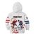 Custom USA vs Canada Ice Hockey Face Off Kid Hoodie Stars Maple Leaf