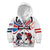 Custom USA vs Canada Ice Hockey Face Off Kid Hoodie Stars Maple Leaf