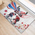 USA vs Canada Ice Hockey Face Off Rubber Doormat Stars Maple Leaf