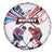 USA vs Canada Ice Hockey Face Off Spare Tire Cover Stars Maple Leaf