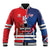 Custom USA vs Canada Ice Hockey Face Off Baseball Jacket Hockey Championship