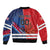 Custom USA vs Canada Ice Hockey Face Off Bomber Jacket Hockey Championship