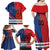 Custom USA vs Canada Ice Hockey Face Off Family Matching Off Shoulder Maxi Dress and Hawaiian Shirt Hockey Championship