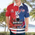 Custom USA vs Canada Ice Hockey Face Off Hawaiian Shirt Hockey Championship