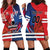 Custom USA vs Canada Ice Hockey Face Off Hoodie Dress Hockey Championship