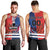 Custom USA vs Canada Ice Hockey Face Off Men Tank Top Hockey Championship