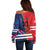 Custom USA vs Canada Ice Hockey Face Off Off Shoulder Sweater Hockey Championship