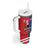 Custom USA Canada Ice Hockey Face Off Tumbler With Handle Hockey Championship