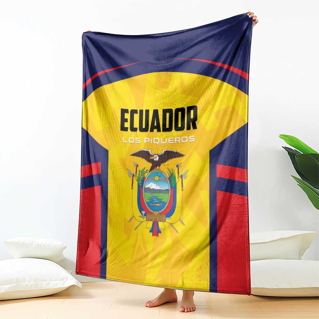 Ecuador Rugby Blanket Los Piqueros Go Champions